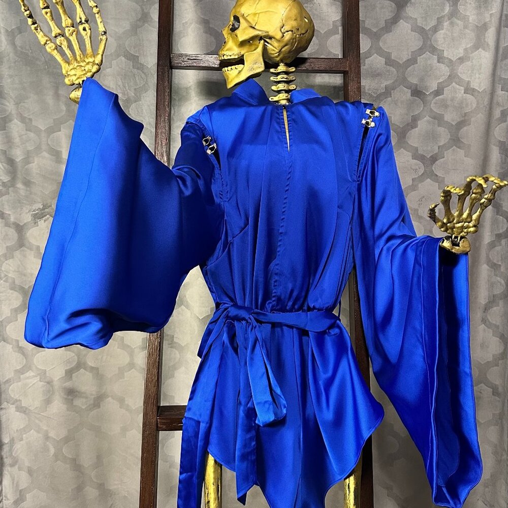 NWT Honey Birdette Blue MELISSA Romper